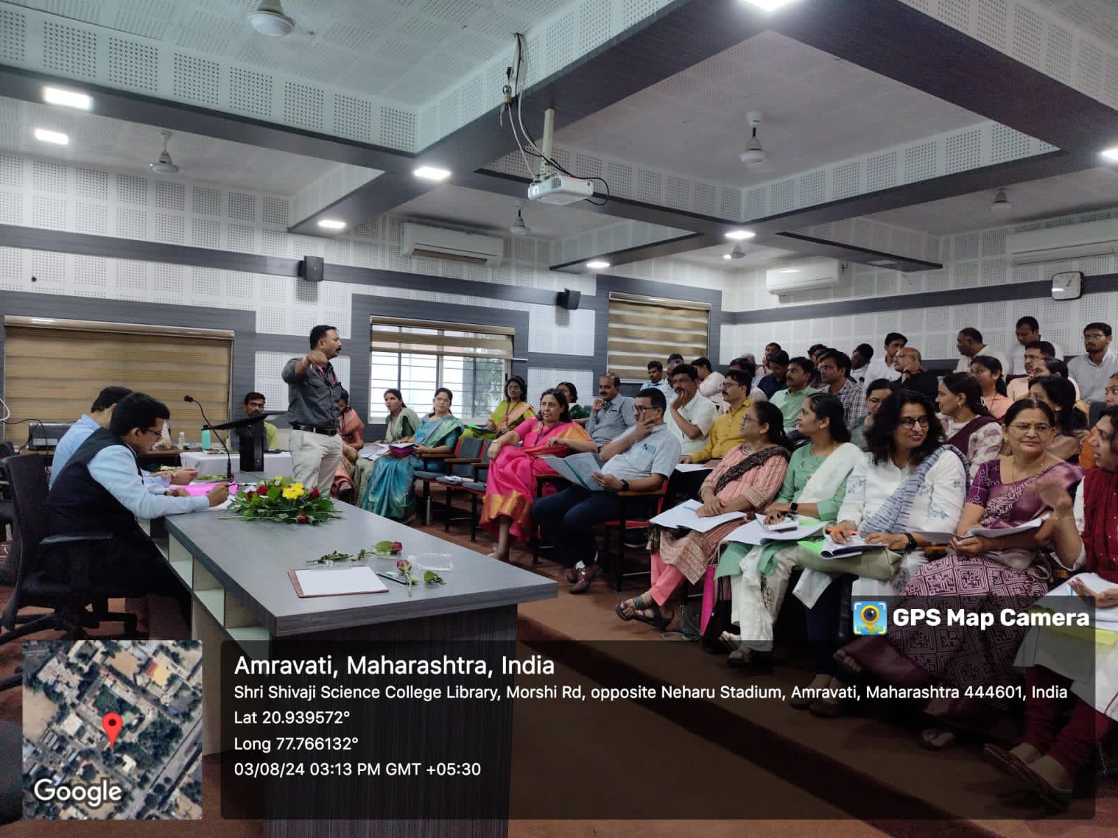Group discussion during the session